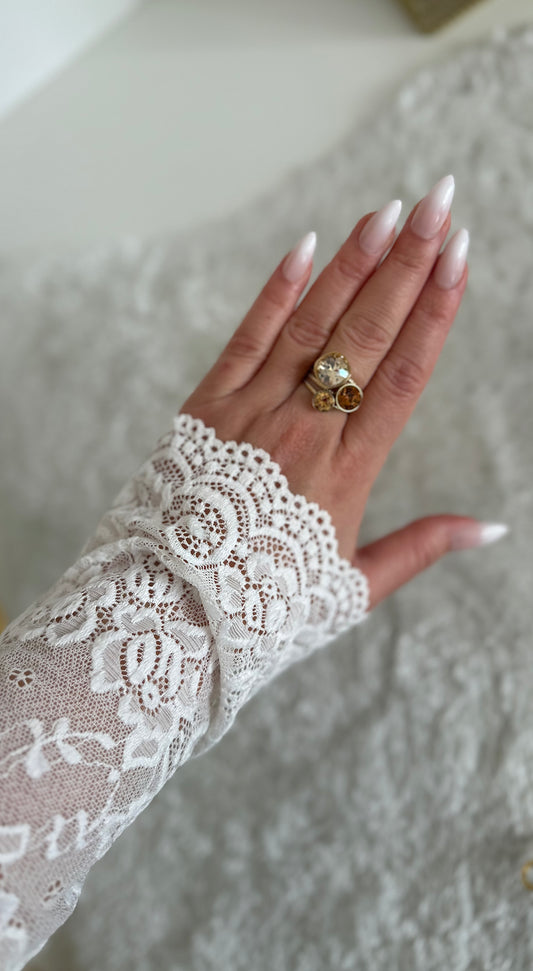 Bague Jasmine marron