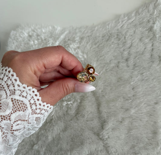 Bague Jasmine marron