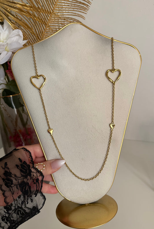 Collier Sautoir Coeur