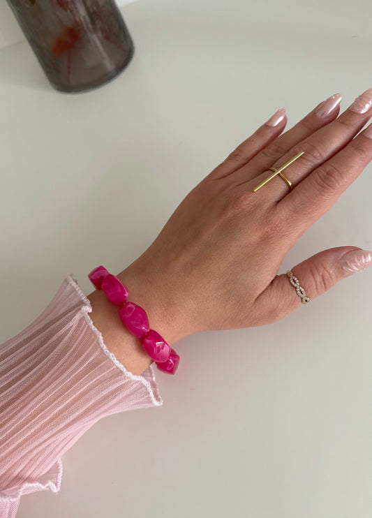 Bracelet Naya rose fuchsia