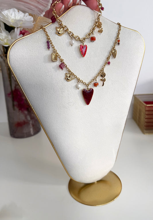Parure Passion - collier et bracelet