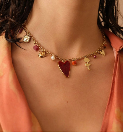 Parure Passion - collier et bracelet