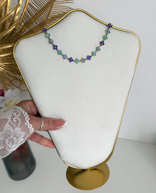 Collier Sisi bleu marine