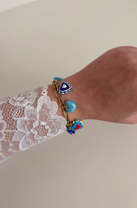 Bracelet Candy bleu
