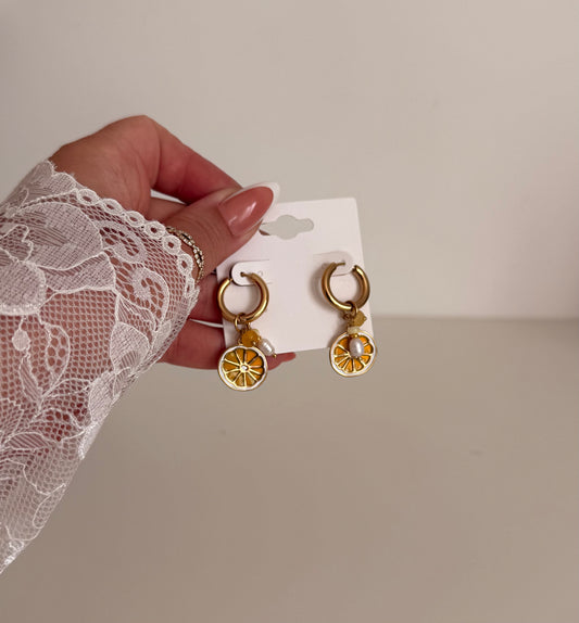 Boucles d'oreilles Lemon