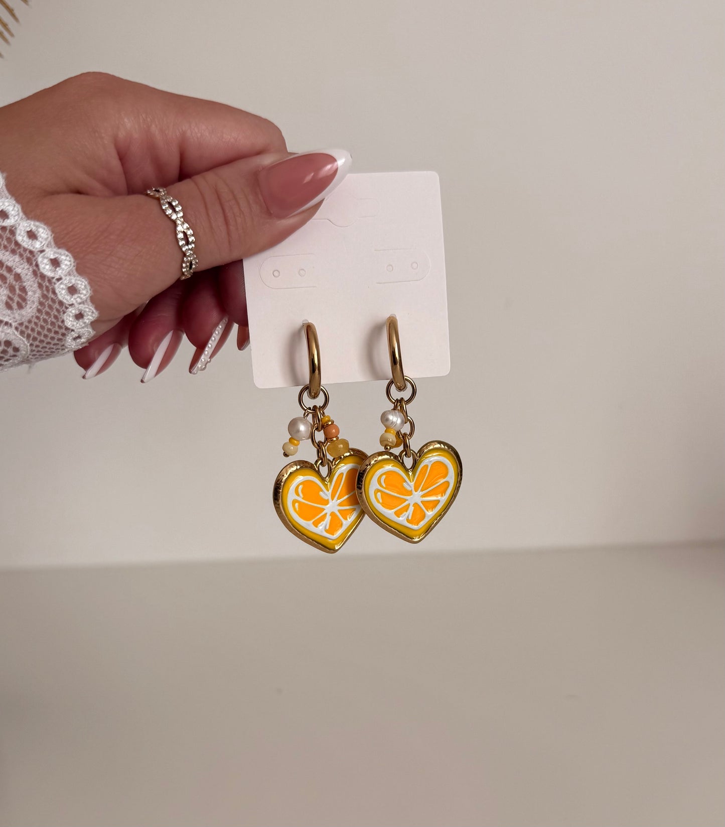 Boucles d'oreilles Citron