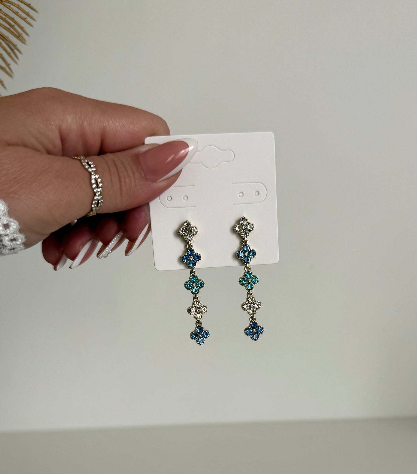 Boucles d'oreilles Sisi turquoise