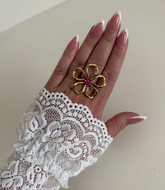 Bague Lolita rose