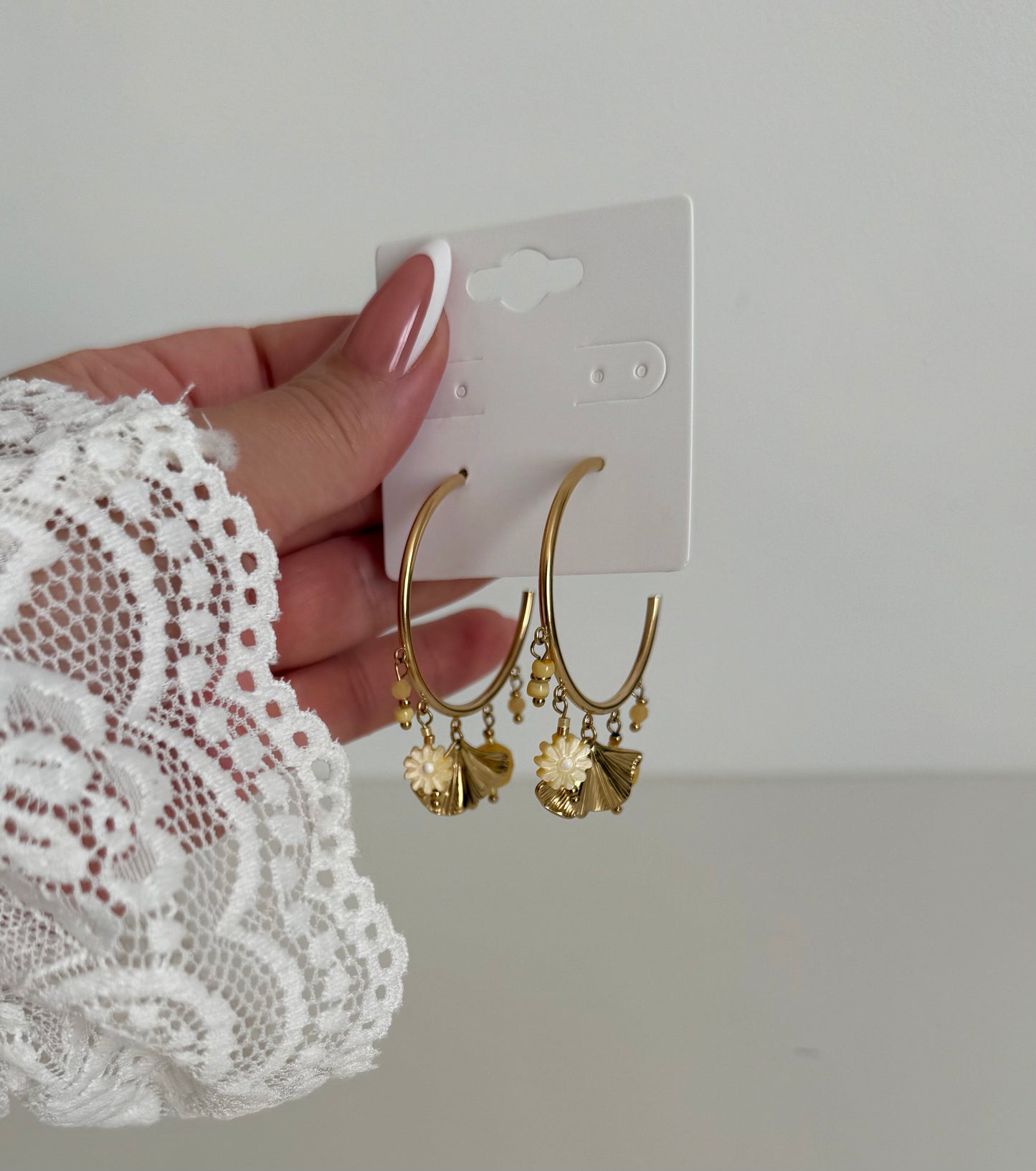 Boucles d'oreilles Capri jaune