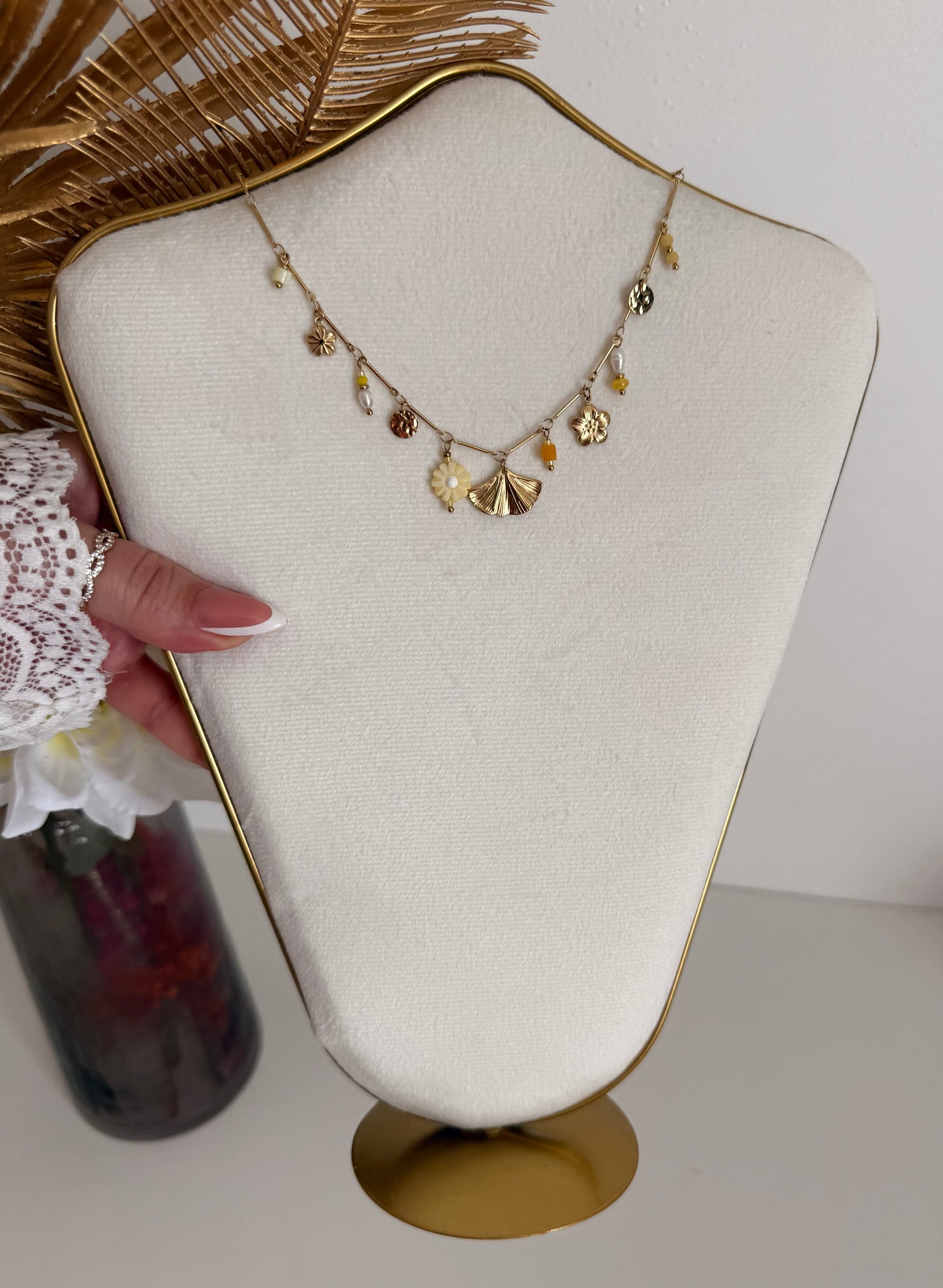 Collier Capri jaune