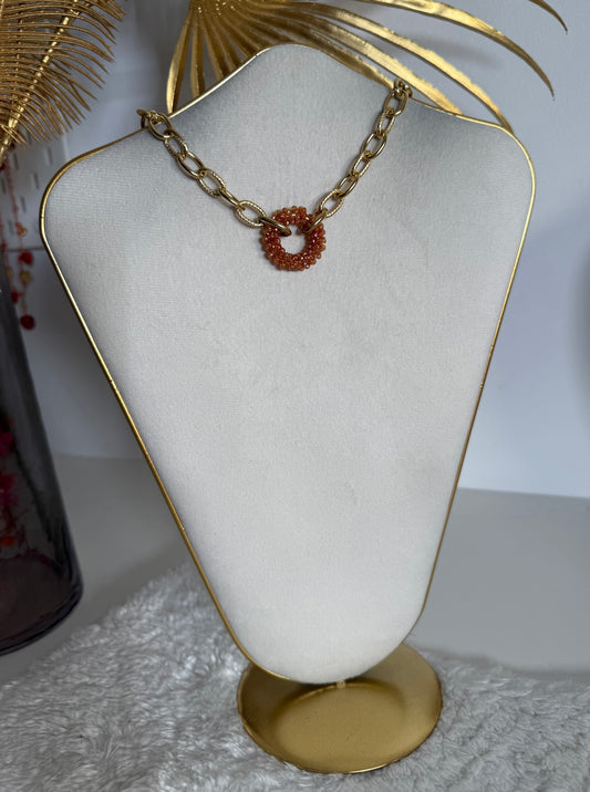 Collier Alyzée Beige