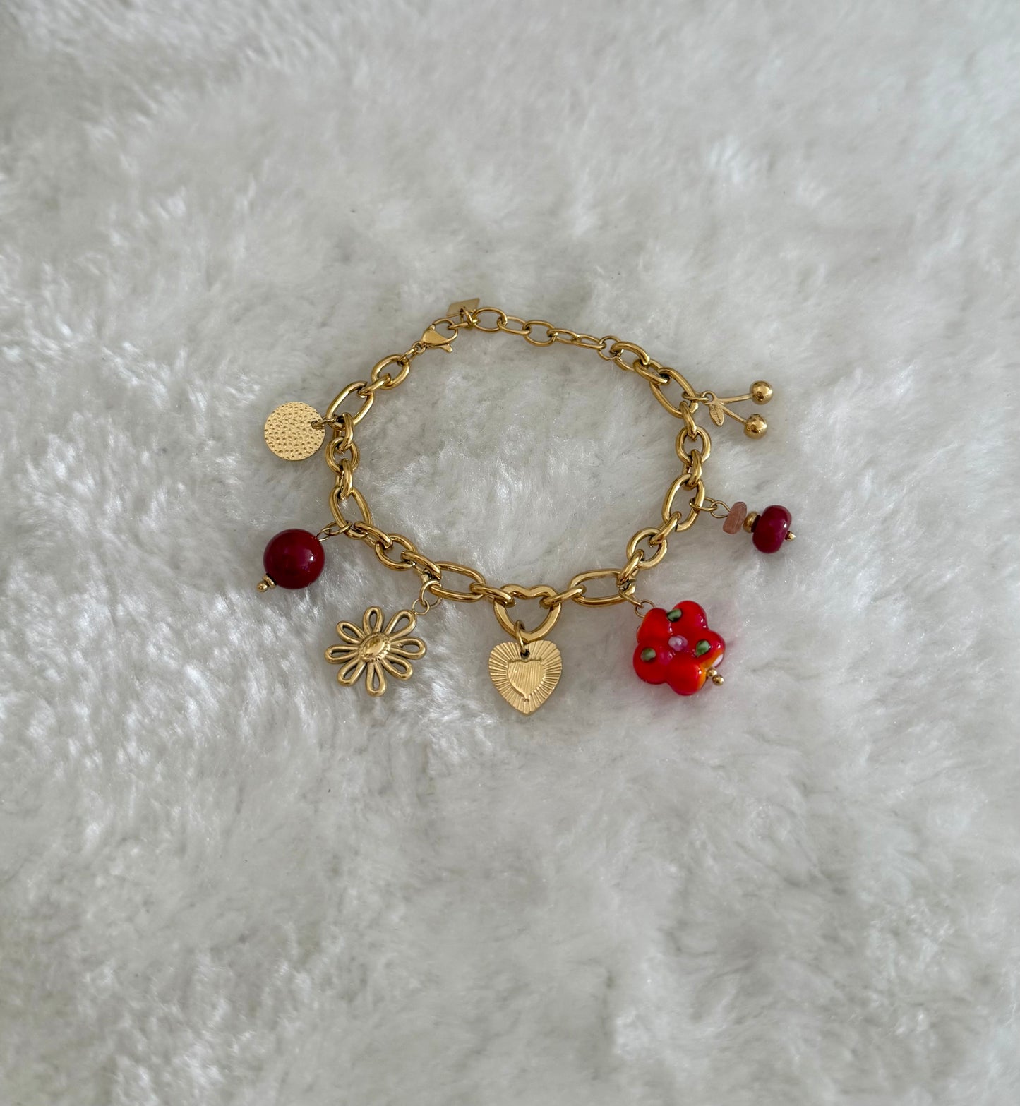Bracelet Abby rouge