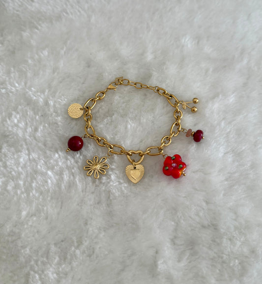 Bracelet Abby rouge