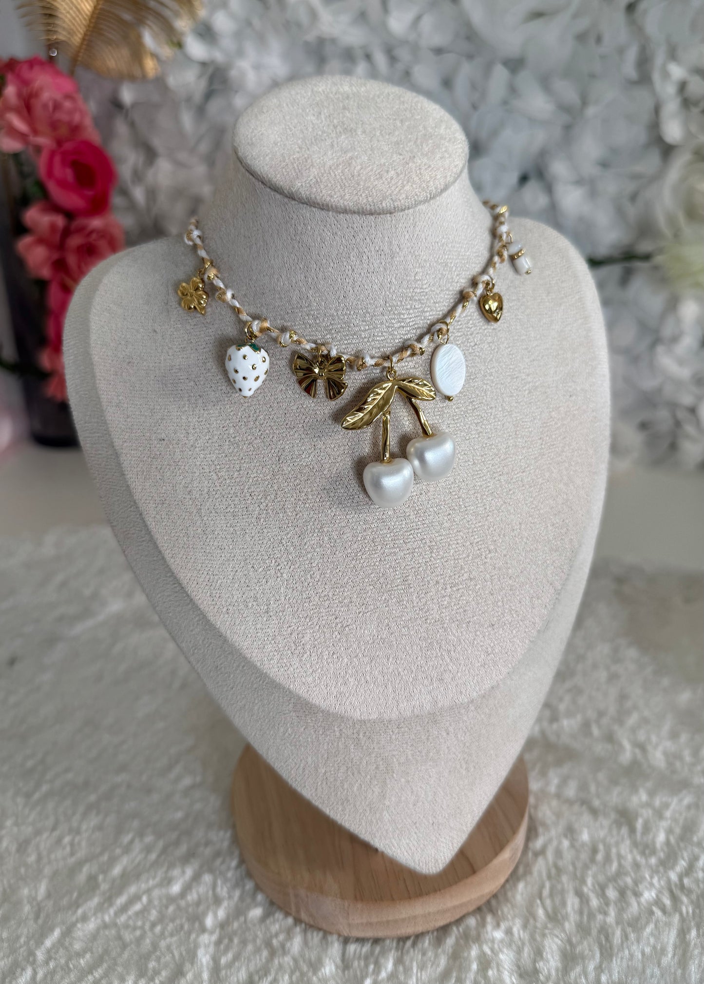 Collier Alita blanc