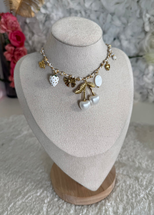 Collier Alita blanc