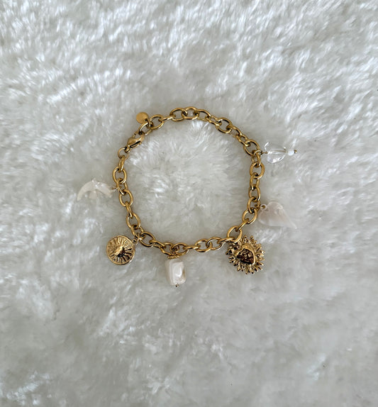 Bracelet Amina blanc