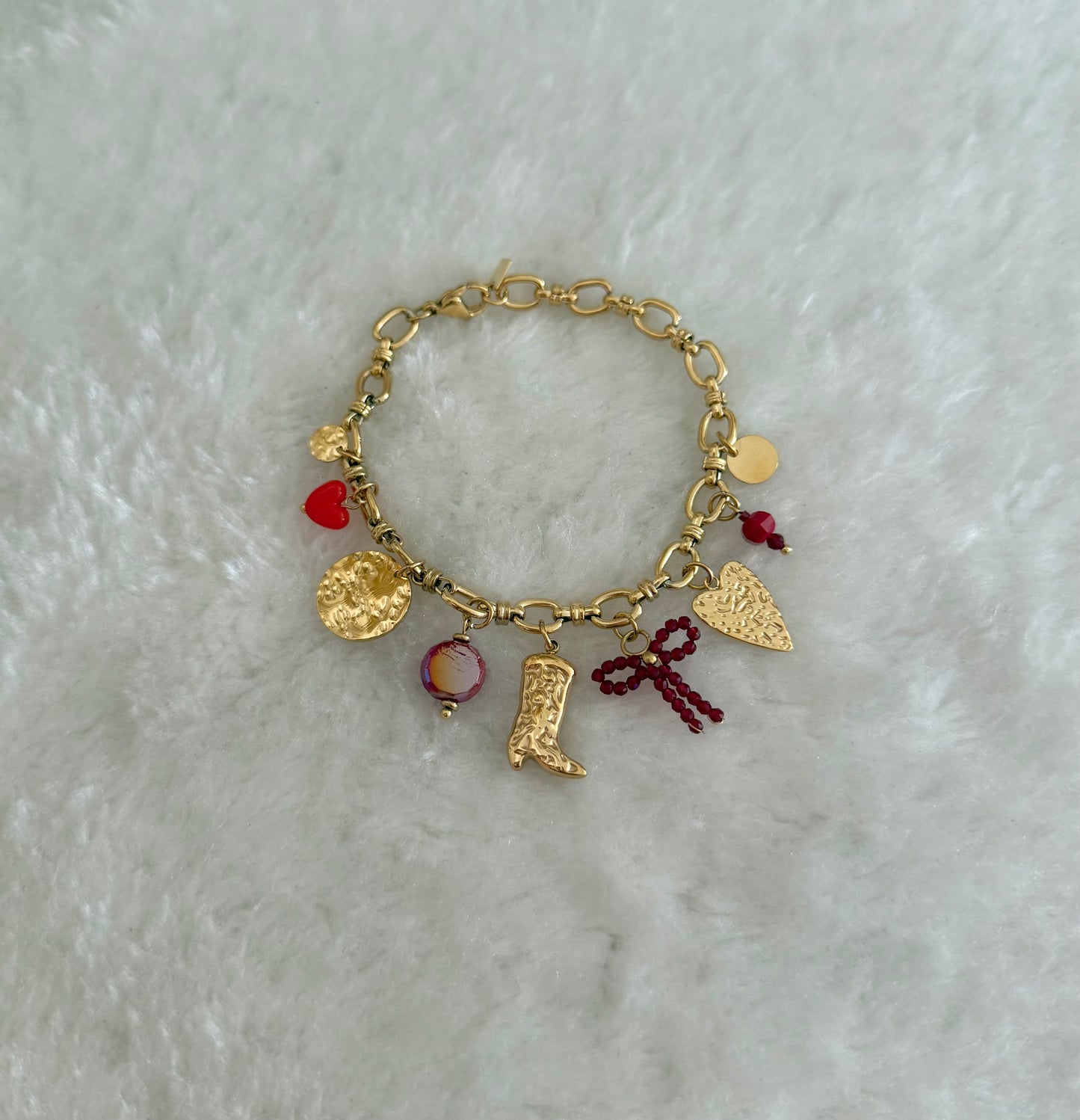 Bracelet Ariana bordeau