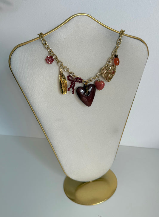 Collier Azra marron