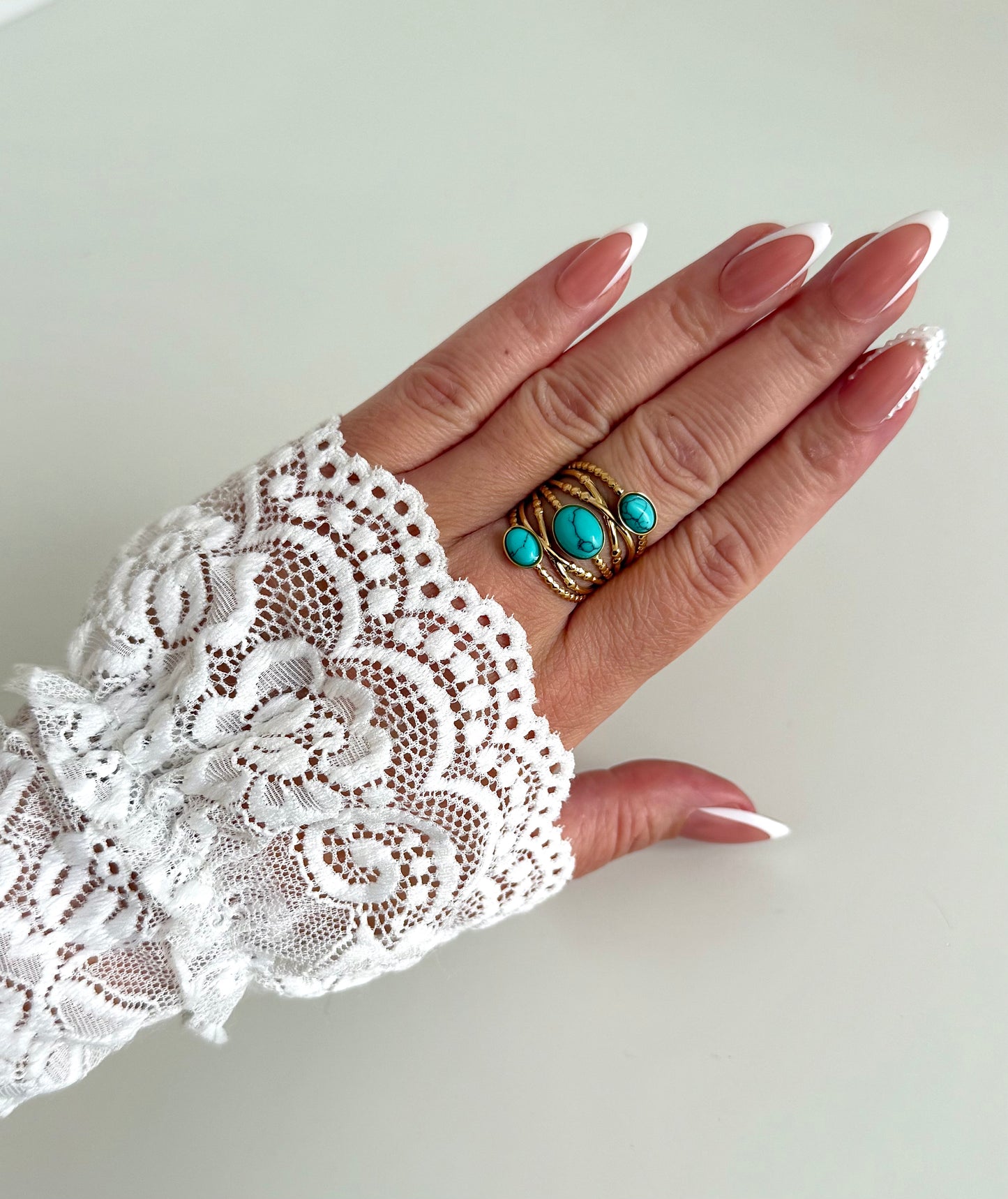 Bague Elissa bleu