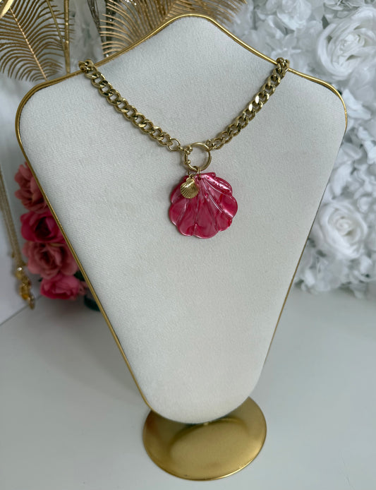Collier Basma rose