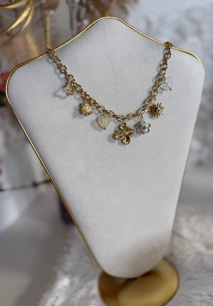Collier Bloom blanc