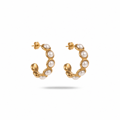 Boucles d'oreilles Élisabeth - Nacre