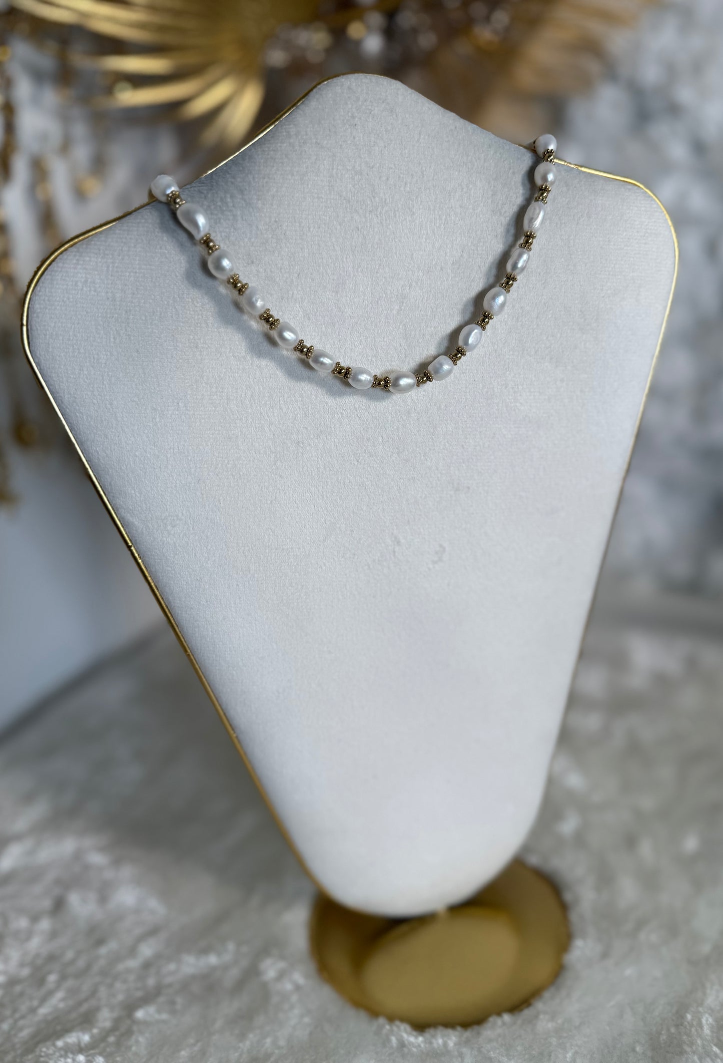 Collier Bonnie en perles d'eau douce