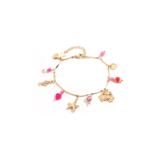 Bracelet Bali rose