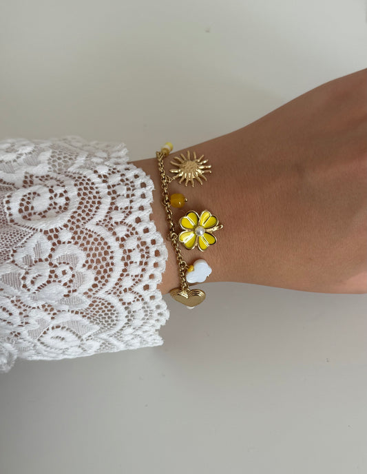 Bracelet Kamala jaune
