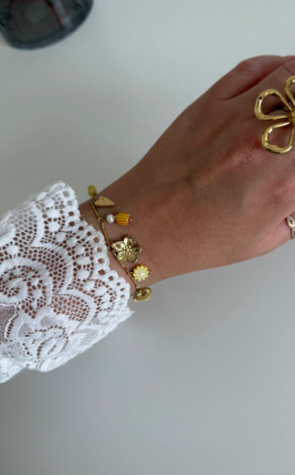 Bracelet Riviera jaune