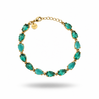 Bracelet Amara vert turquoise