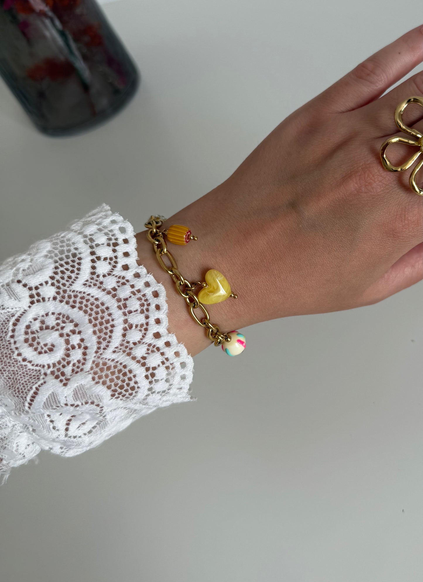 Bracelet Aria jaune
