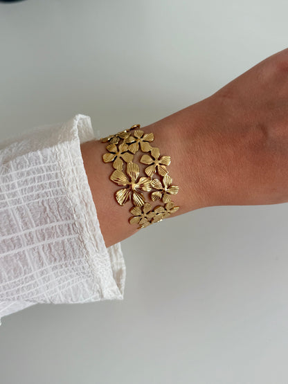 Bracelet Jonc Flower