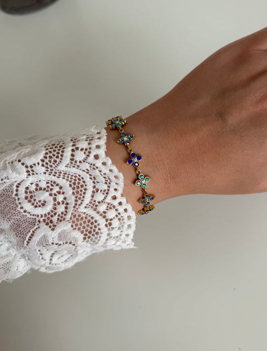 Bracelet Monaco bleu