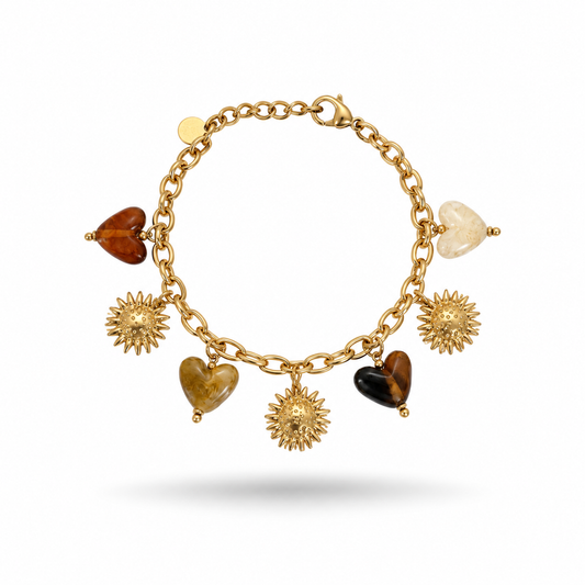 Parure Serena marron