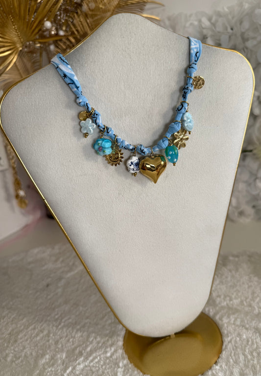 Collier Bree bleu