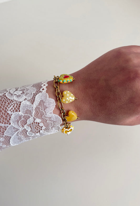 Bracelet Candy jaune