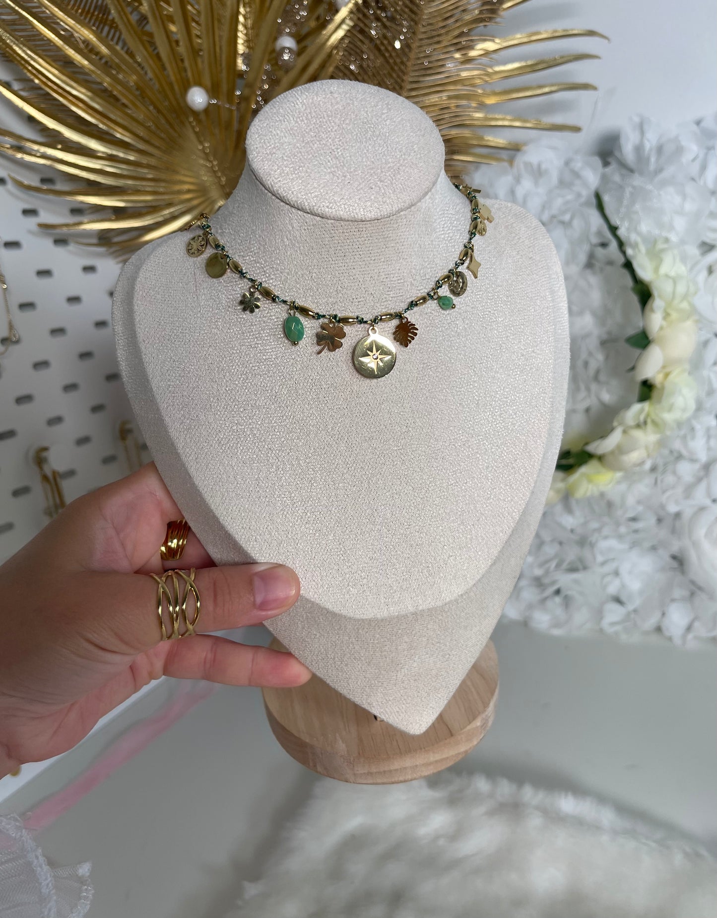 Collier Chypre vert