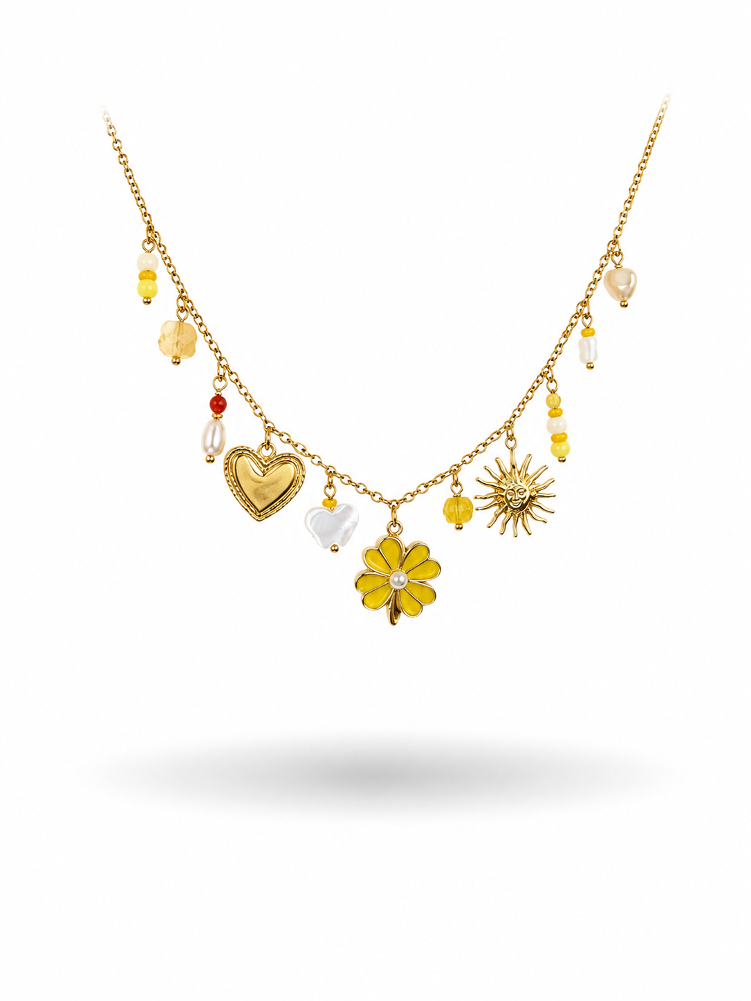 Collier Kamala jaune
