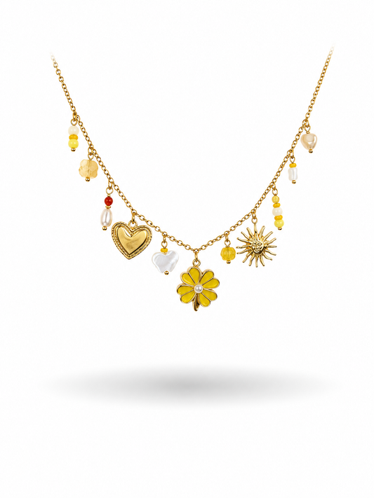 Collier Kamala jaune