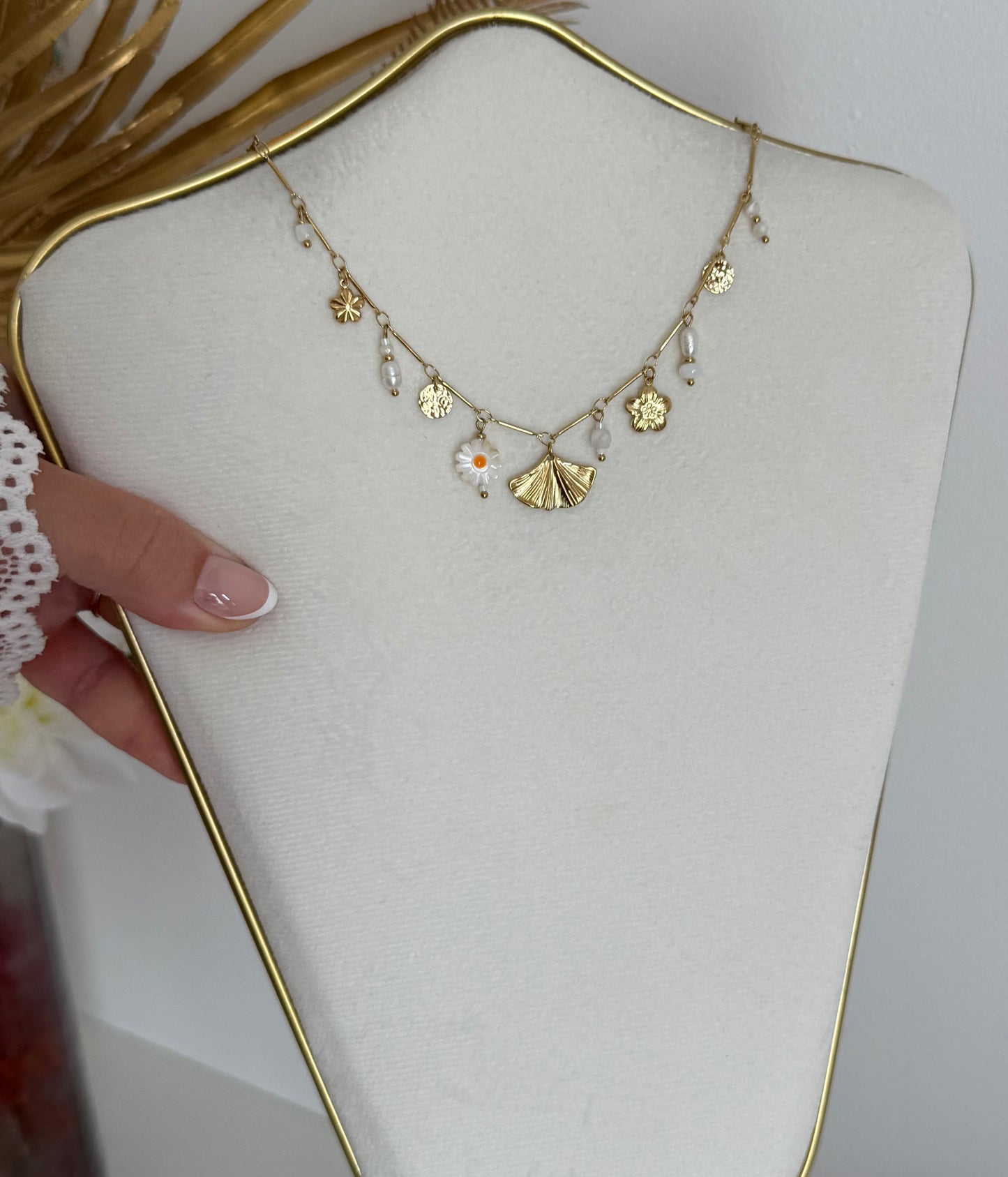 Collier Capri blanc