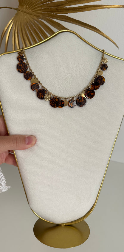 Collier Dony marron