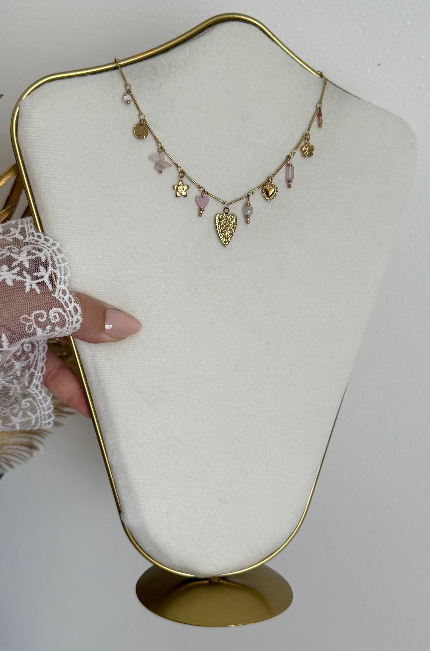 Collier Isla rose