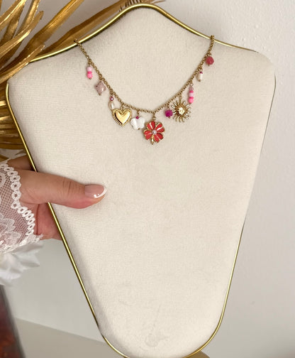 Collier Kamala rose