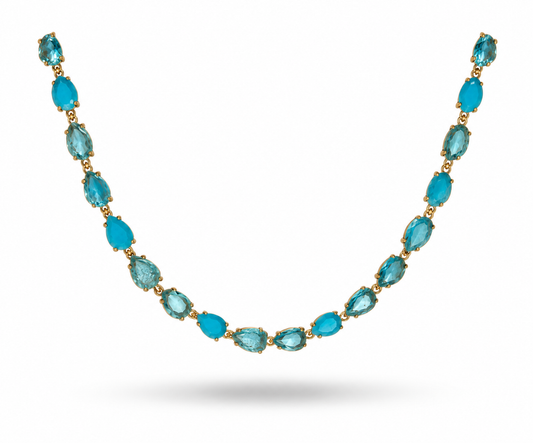 Collier Amara bleu