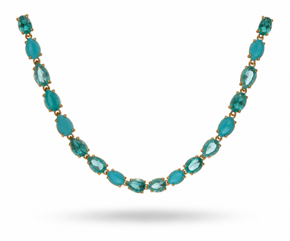 Collier Amara vert turquoise
