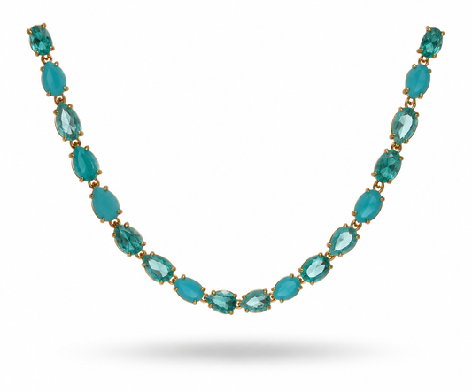 Collier Amara vert turquoise