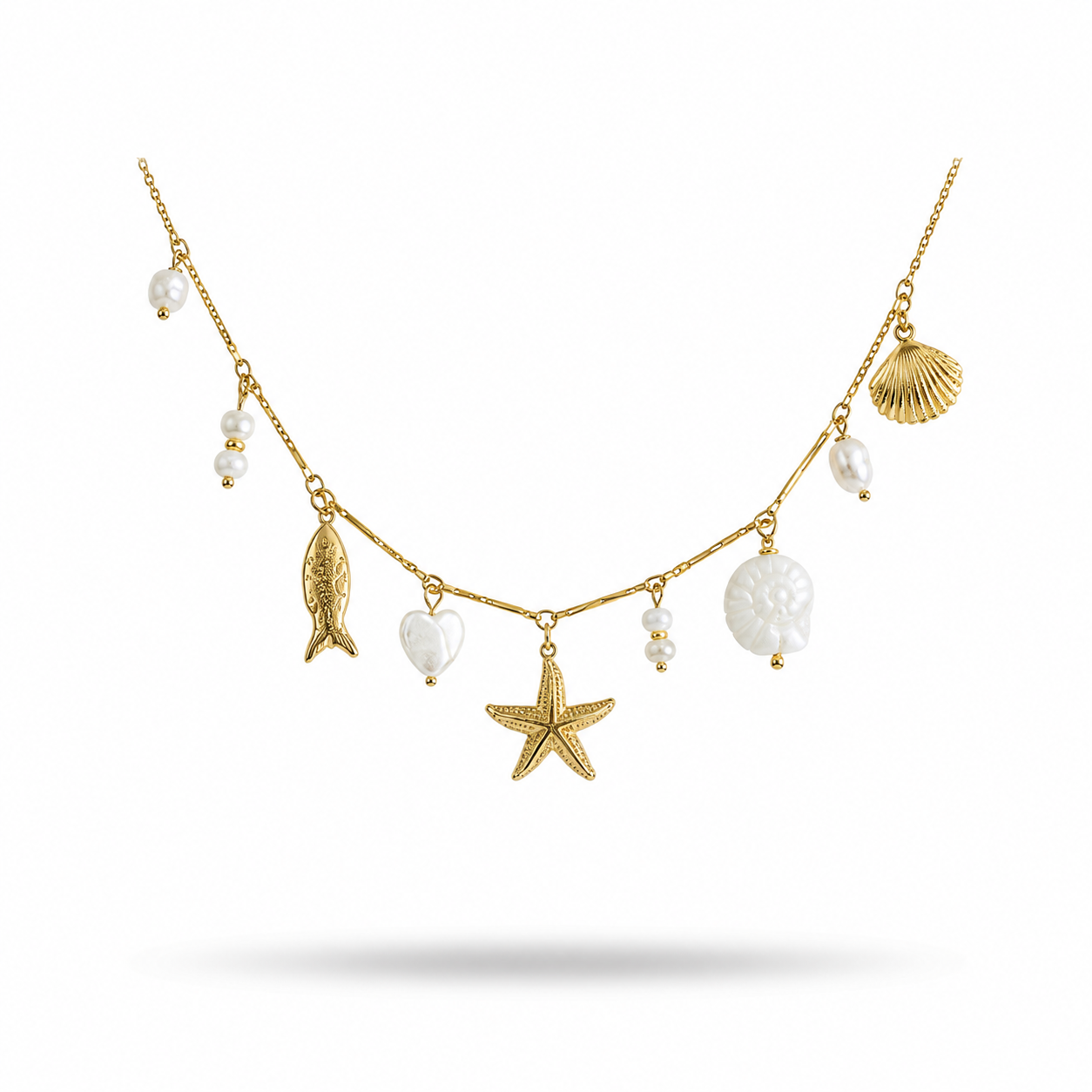 Collier Goa blanc