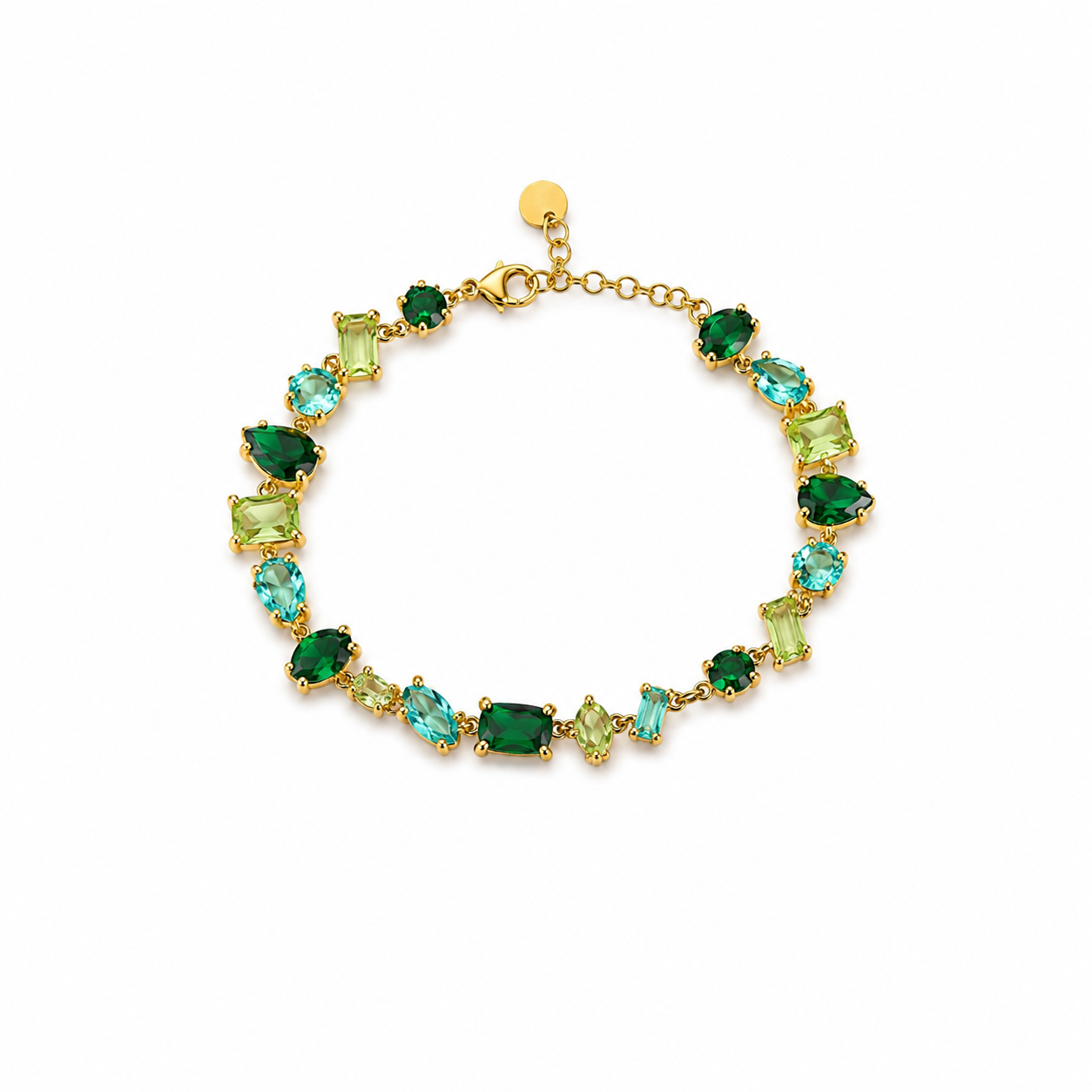 Bracelet Cristal vert