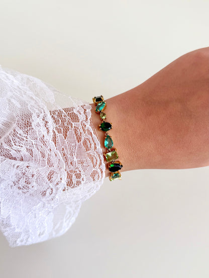 Bracelet Cristal vert